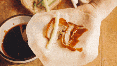 烤鸭吃法